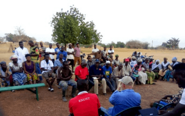 Biochar Paga Village Meeting